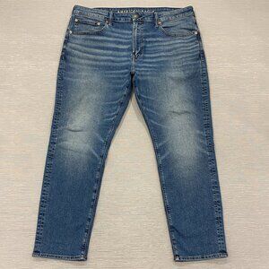 American Eagle Jeans Mens 38 x 30 Athletic Fit Medium Wash Denim Pants